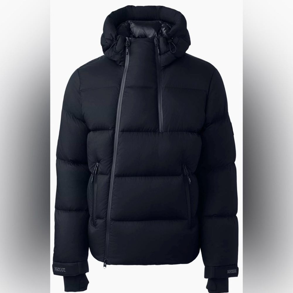 Authentic MACKAGE KENJI Down ski jacket with asymmetrical zip closure